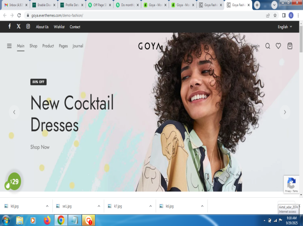 Website redesign project