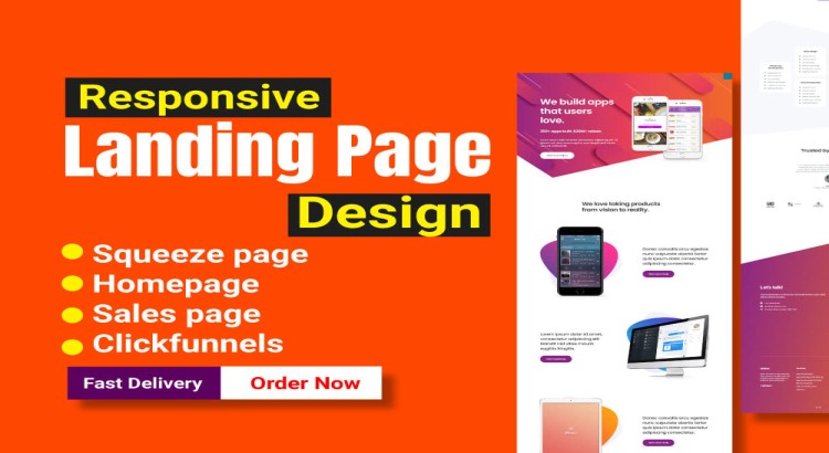 I will Build wordpress landing page design or sales page design