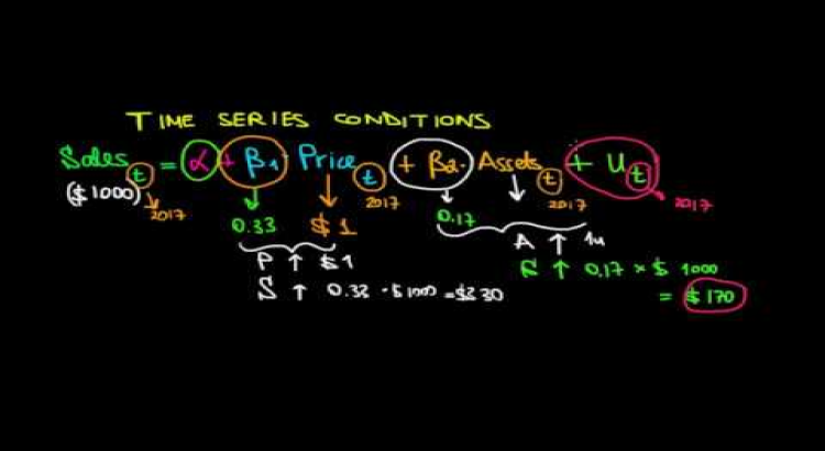 I will do econometrics and time series analysis