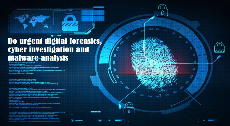 I will do urgent digital forensics, cyber investigation and malware analysis