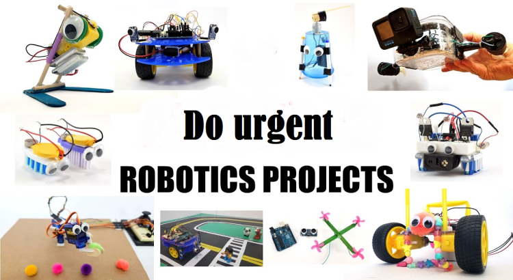 I will do urgent Robotics projects