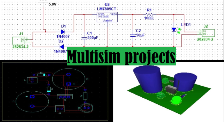 I will do Multisim projects