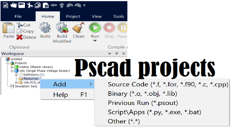 Do urgent Pscad projects