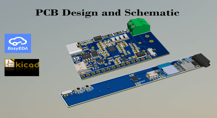 I will Design Schematics and PCB layout in proteus, kicad, altium, easyeda