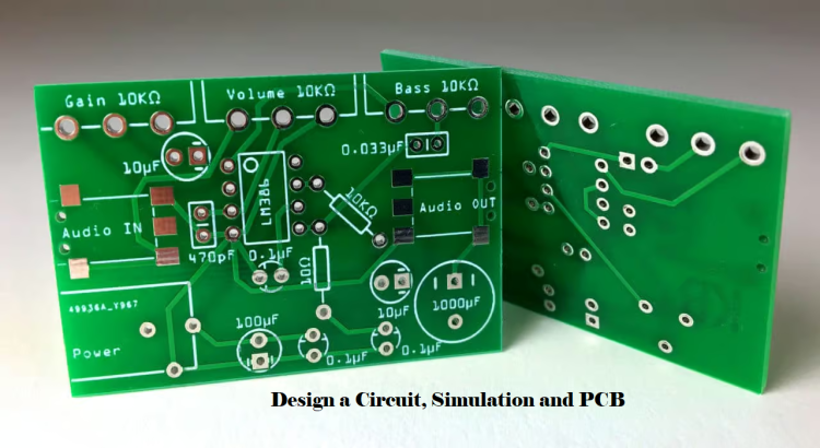 I will design a circuit, simulation and pcb for you