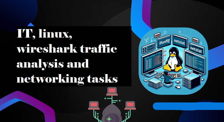 I will do IT, linux, wireshark traffic analysis and networking tasks