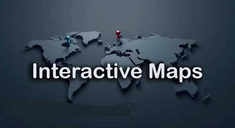 do clickable interactive map for web and gis