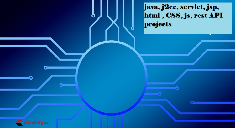 I will do java, j2ee, servlet, jsp, html , CSS, js, rest API projects