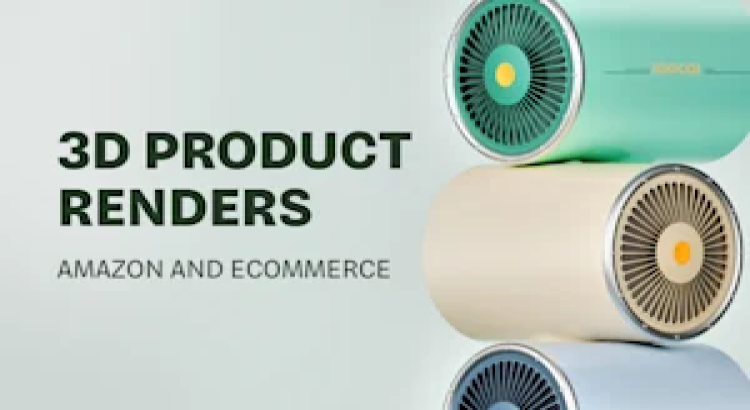 I will create photorealistic 3d product renders for amazon, shopify, and ecommerce