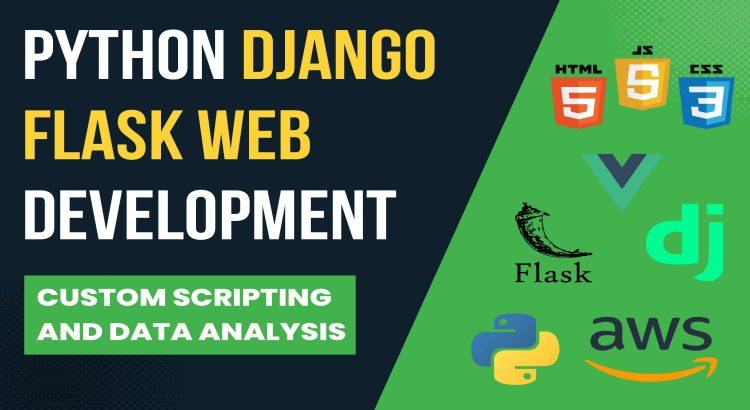 I will do custom website development in django, flask, html, python