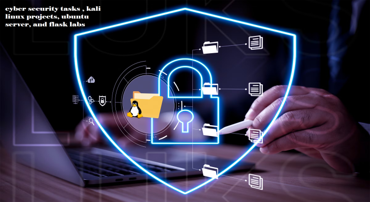 I will do cyber security tasks , kali linux projects, ubuntu server, and flask labs