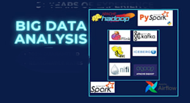 I will do big data analysis for apache hadoop spark airflow flink pyspark hive