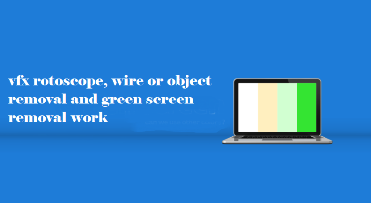 I will do vfx rotoscope, wire or object removal and green screen removal work