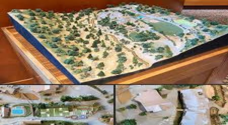 I will make shaded relief map and 3d terrain model with real topography