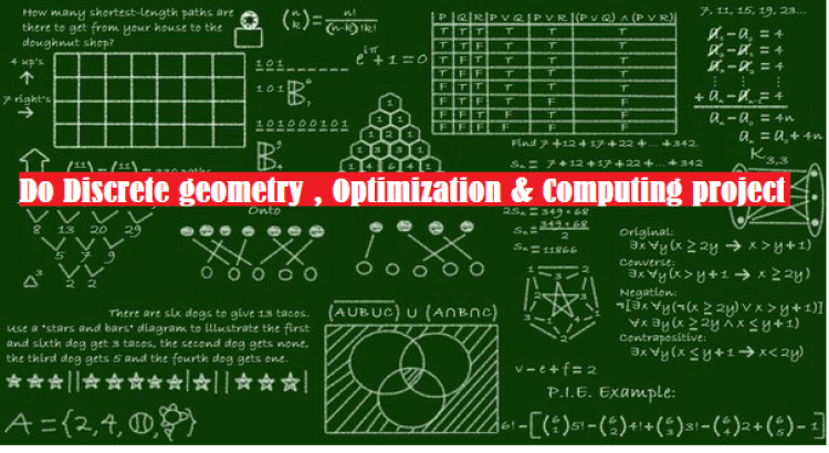 I will do Discrete geometry , Optimization & Computing project